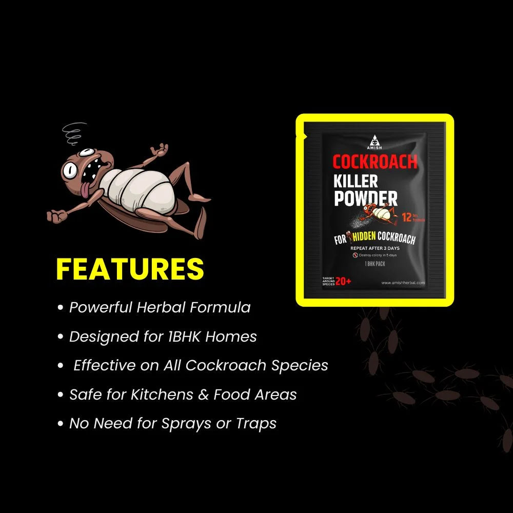 Amish C Herbal Cockroach Powder