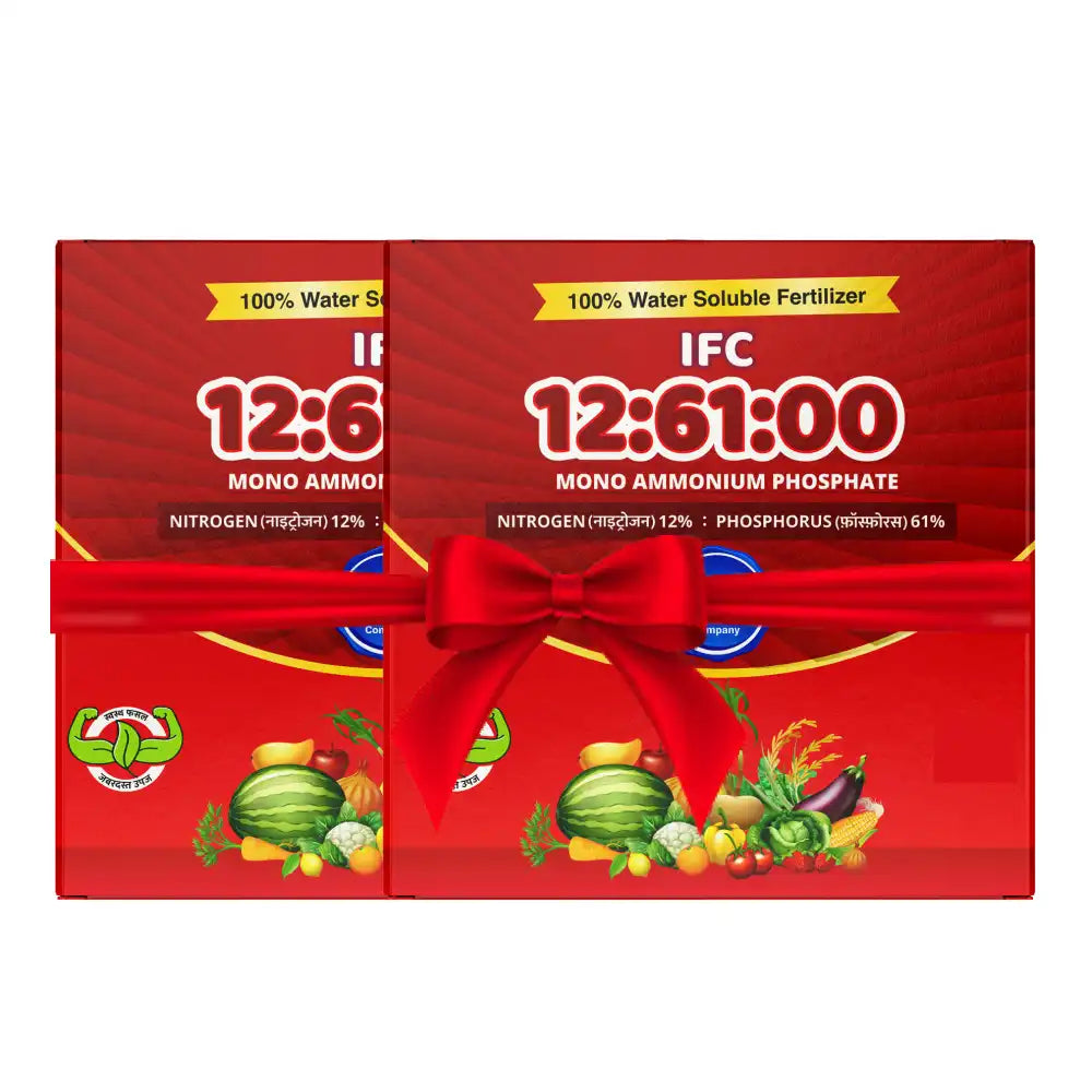 IFC NPK 12:61:00 Water Soluble Fertilizer (1+1 Combo)