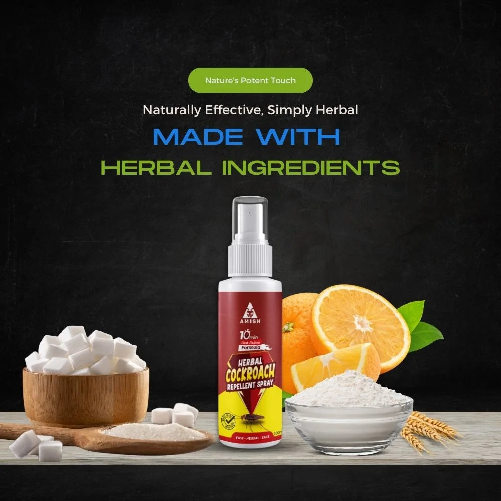 Amish Herbal Cockroach Repellent Spray - 100 ml