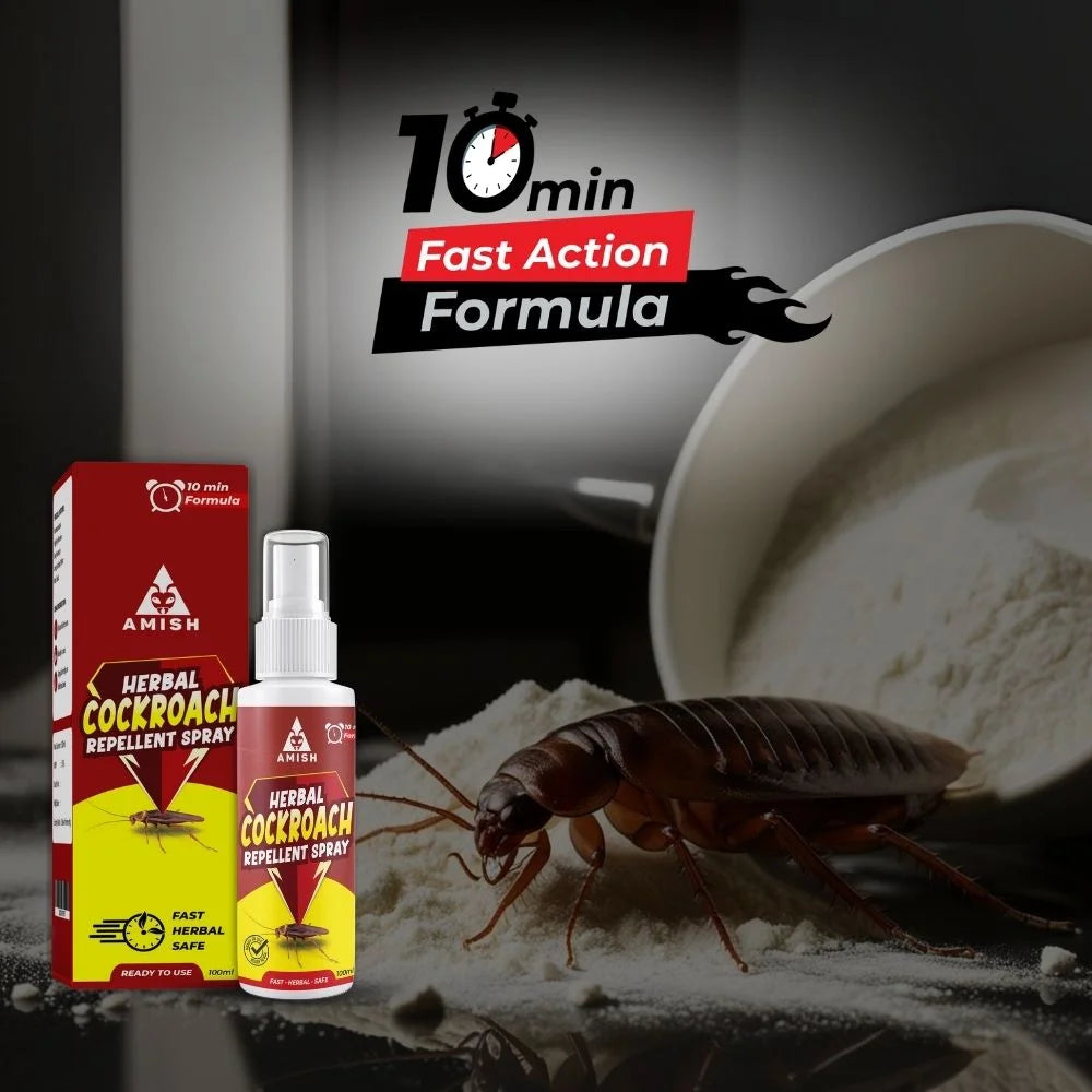 Amish Herbal Cockroach Repellent Spray - 100 ml