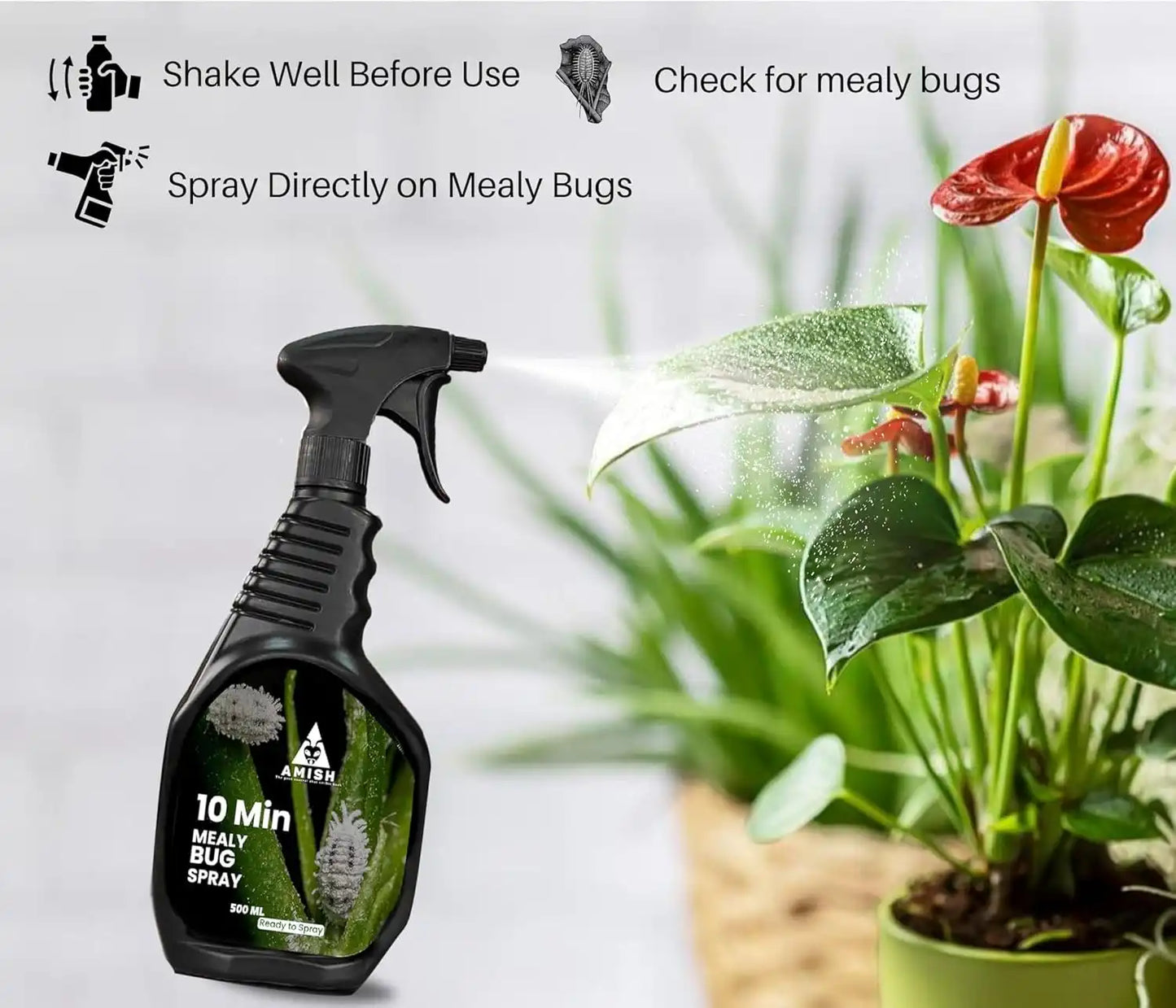 Chipku Herbal Mealy Bug Spray For Plants & Garden-250 ml