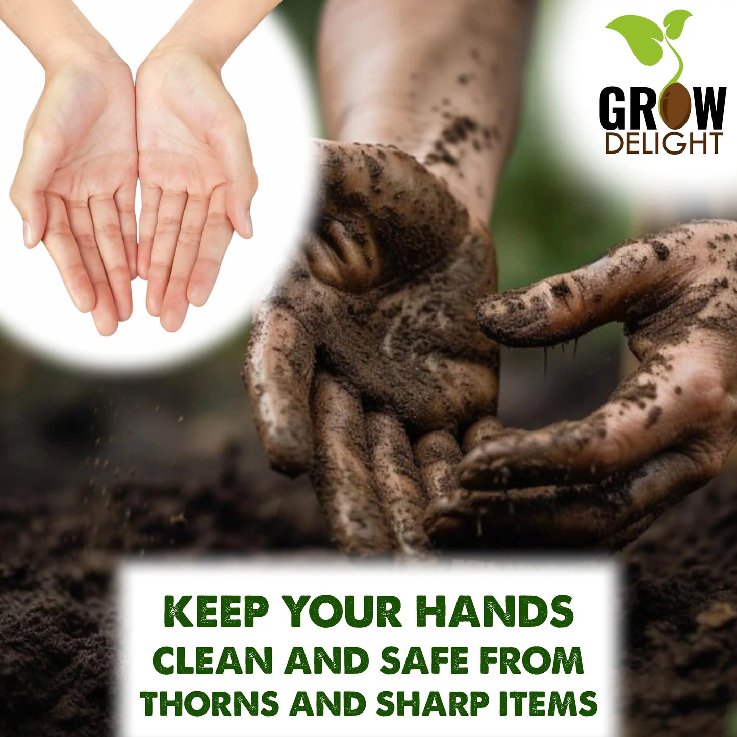 Grow Delight Garden Gloves With Claws