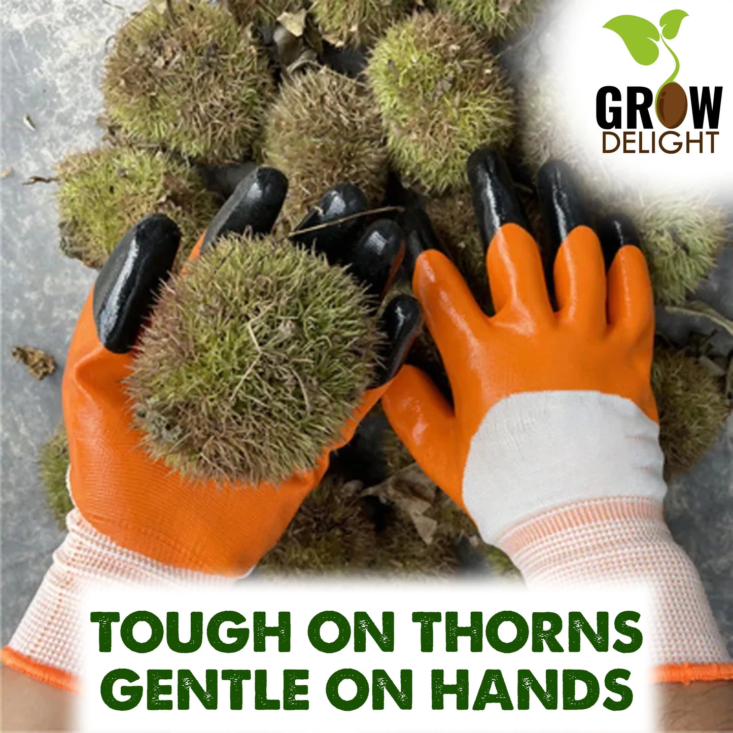 Grow Delight Gardening Gloves for Digging & Planting