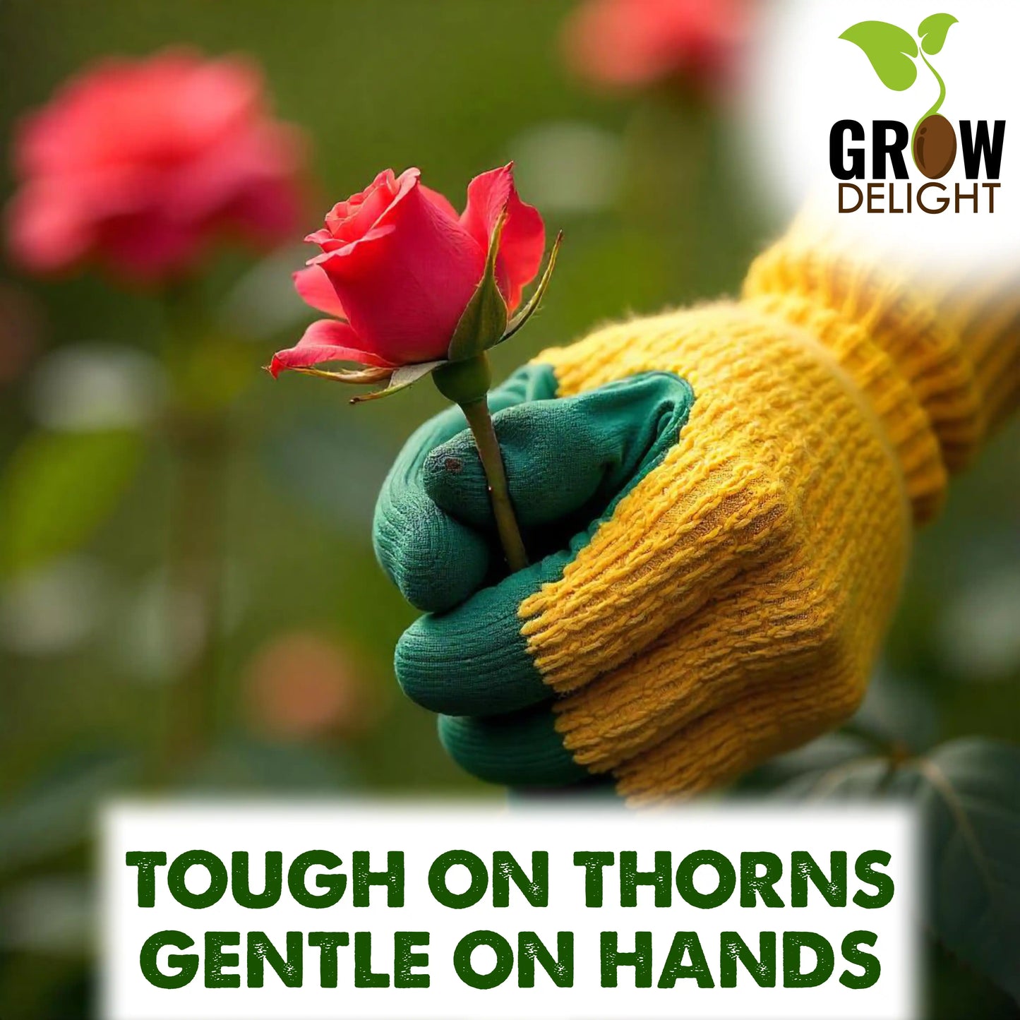 Grow Delight Comfortable Gardening Hand Gloves