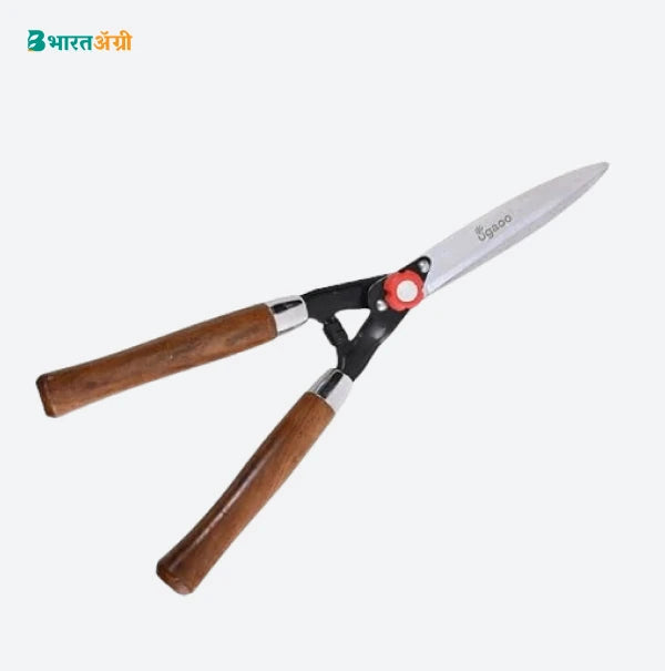 Ugaoo Hedge Shear (10 Inch Blade) With Wooden Handle