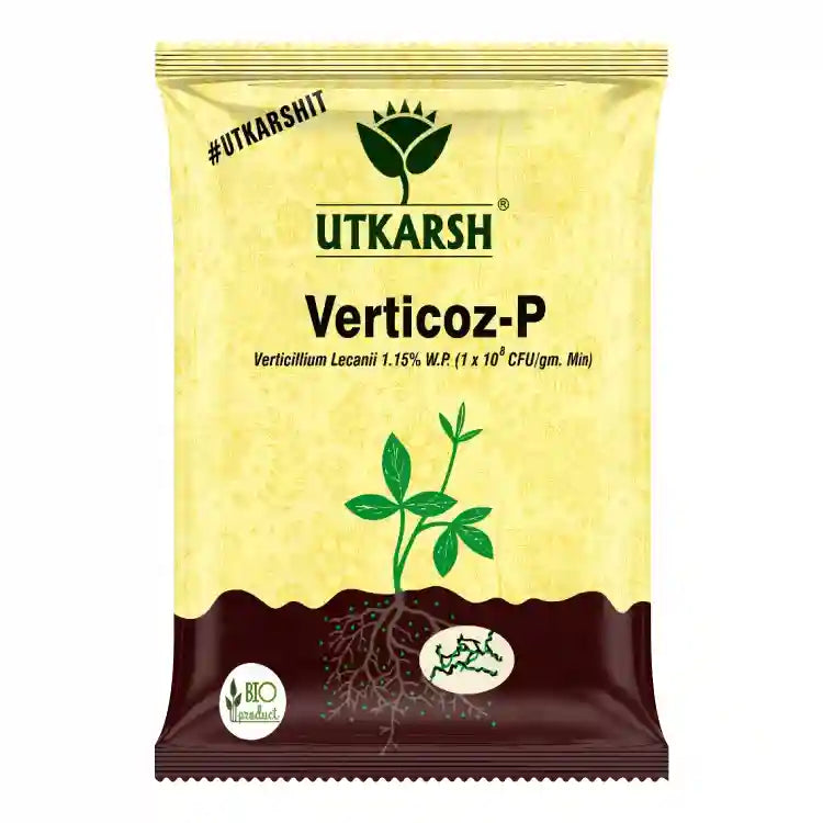 Utkarsh Verticoz-P (Verticillium Lecanii 1.15% WP) Bio Insecticide