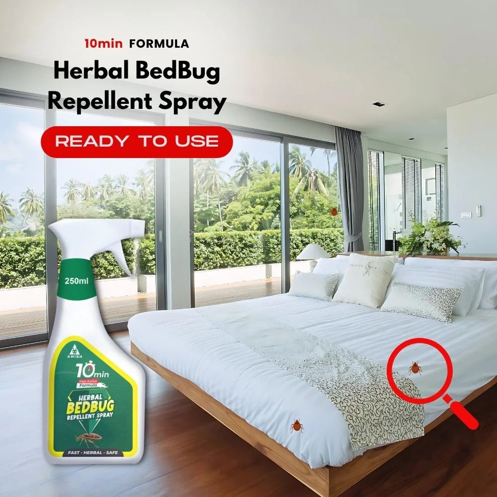 Amish Herbal Bed Bug Repellent Spray - 250 ml