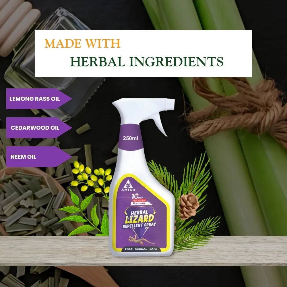 Amish Herbal Lizard Repellent Spray - 250 ml