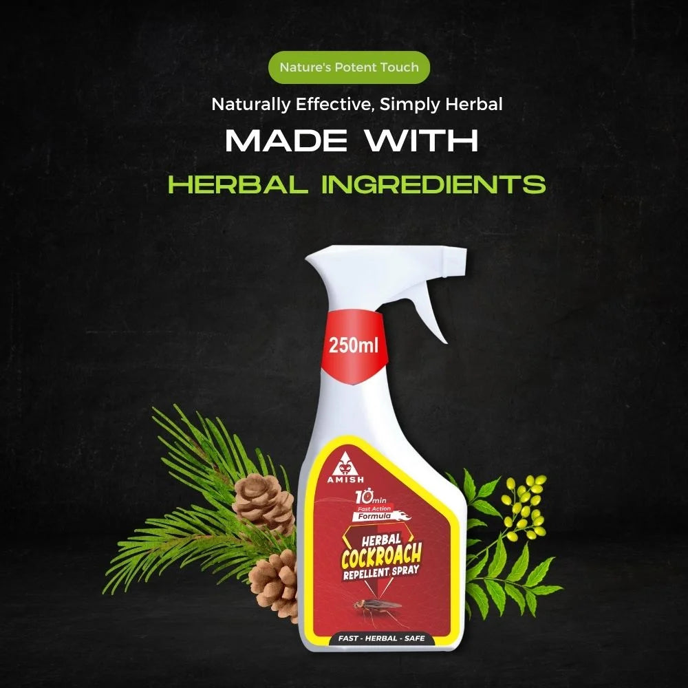 Amish Herbal Cockroach Repellent Spray - 250 ml