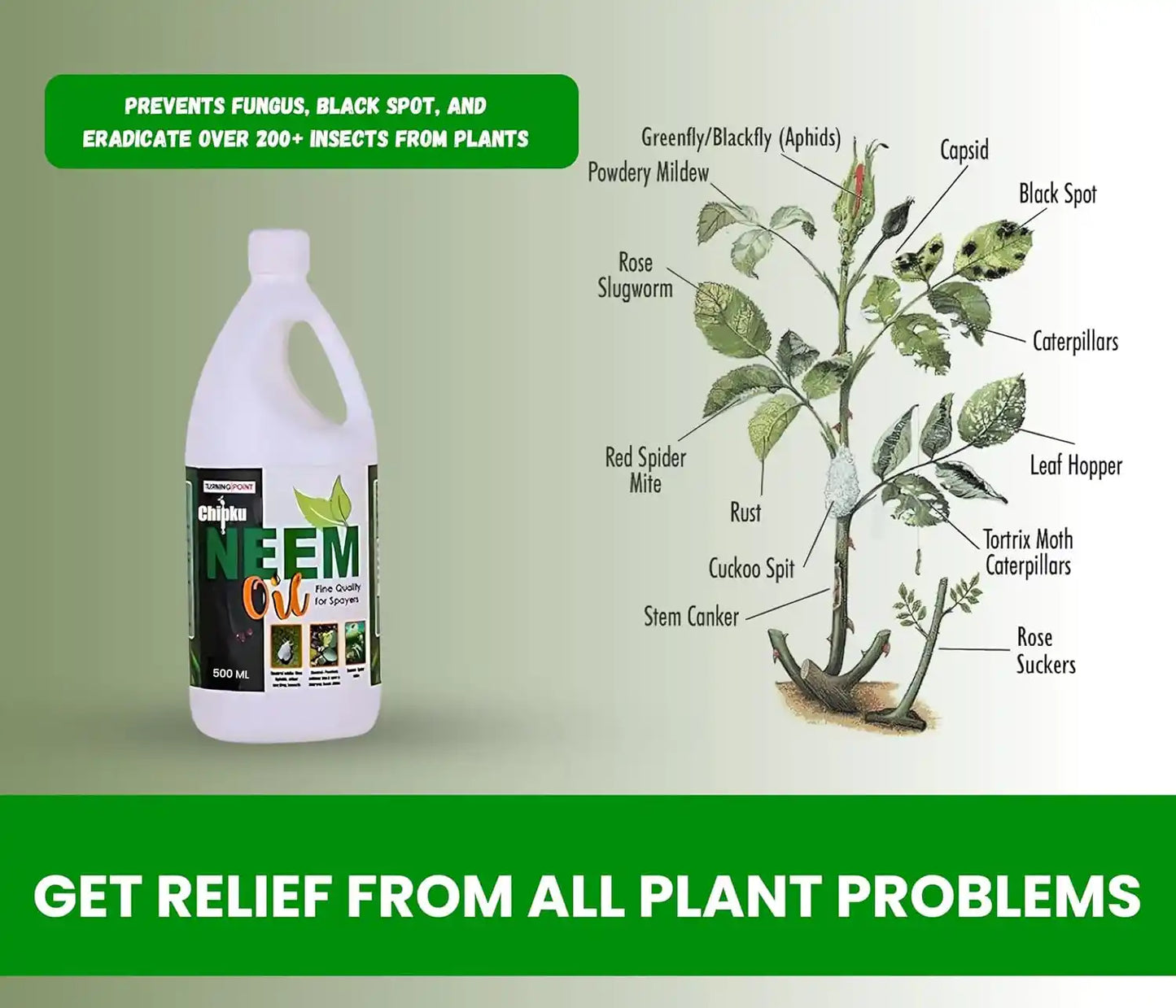 Chipku Pure Cold Pressed Water Soluble Neem Oil