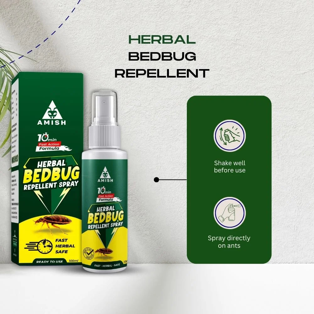 Amish Herbal Bed Bug Repellent Spray - 100 ml