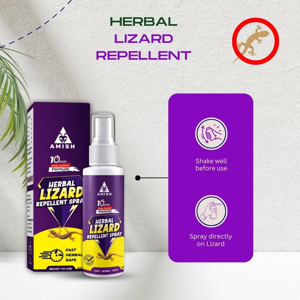 Amish Herbal Lizard Repellent Spray - 100 ml
