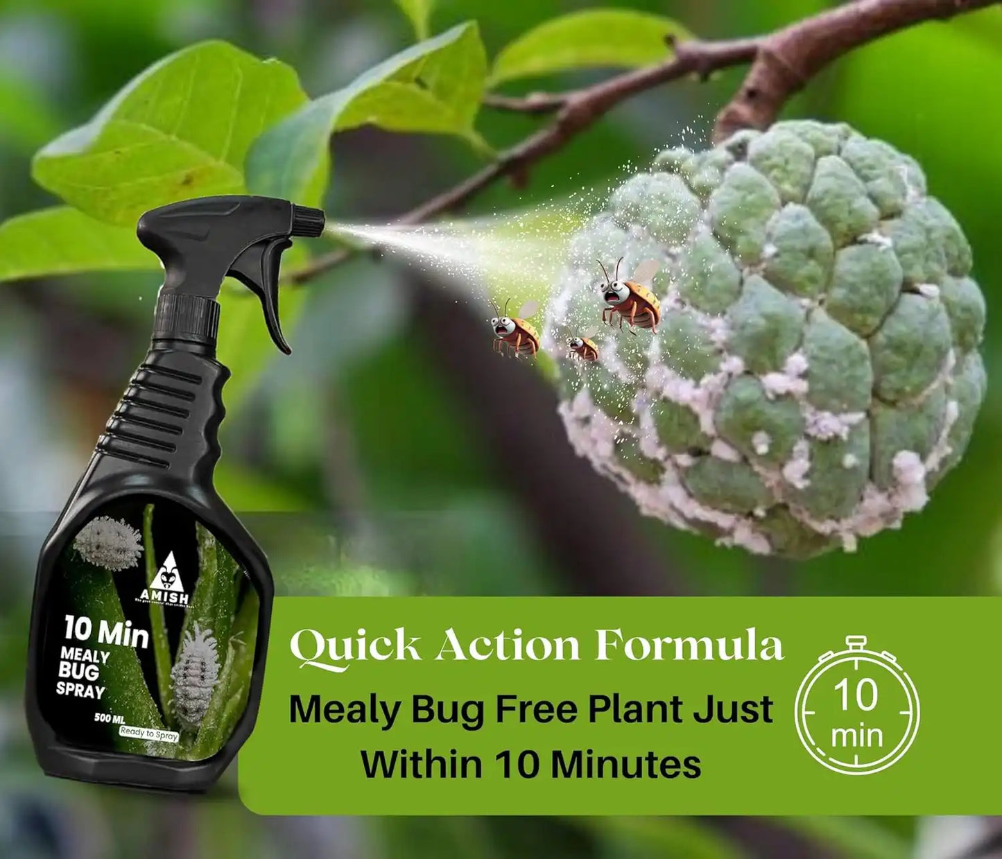 Chipku Herbal Mealy Bug Spray For Plants & Garden-250 ml