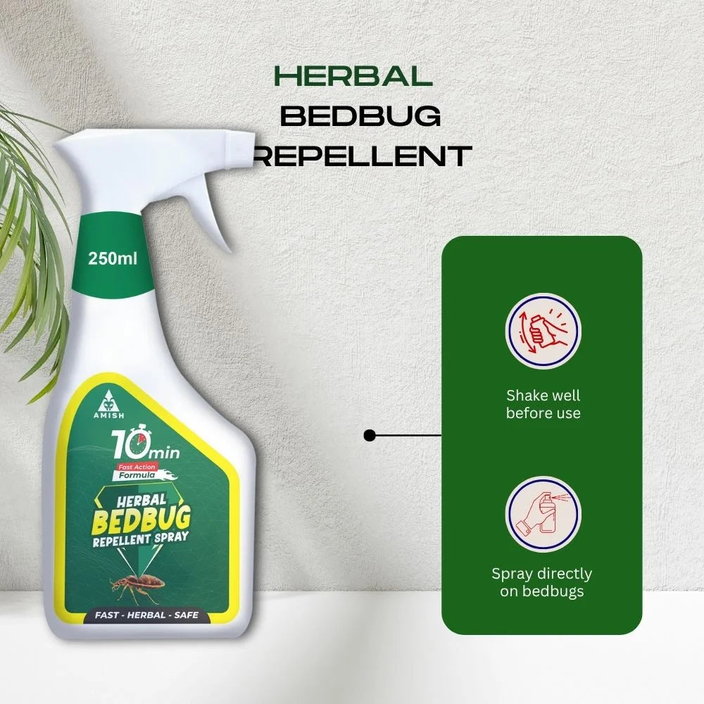 Amish Herbal Bed Bug Repellent Spray - 250 ml