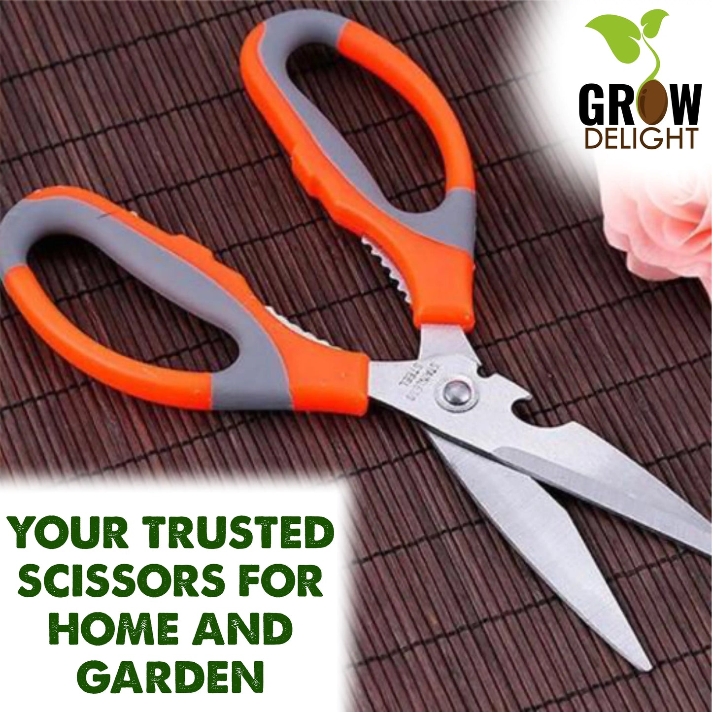 Grow Delight Scissors for Home Gardening and Household Scissors