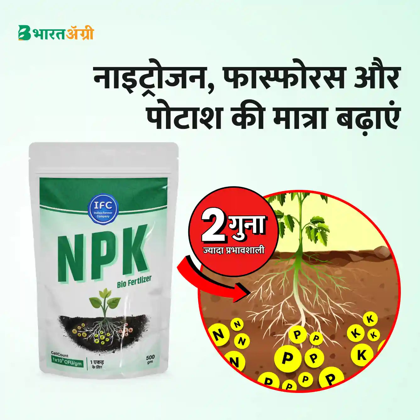 IFC NPK Bacteria (500gm) + IFC Mycorrhiza Growth (100gm)