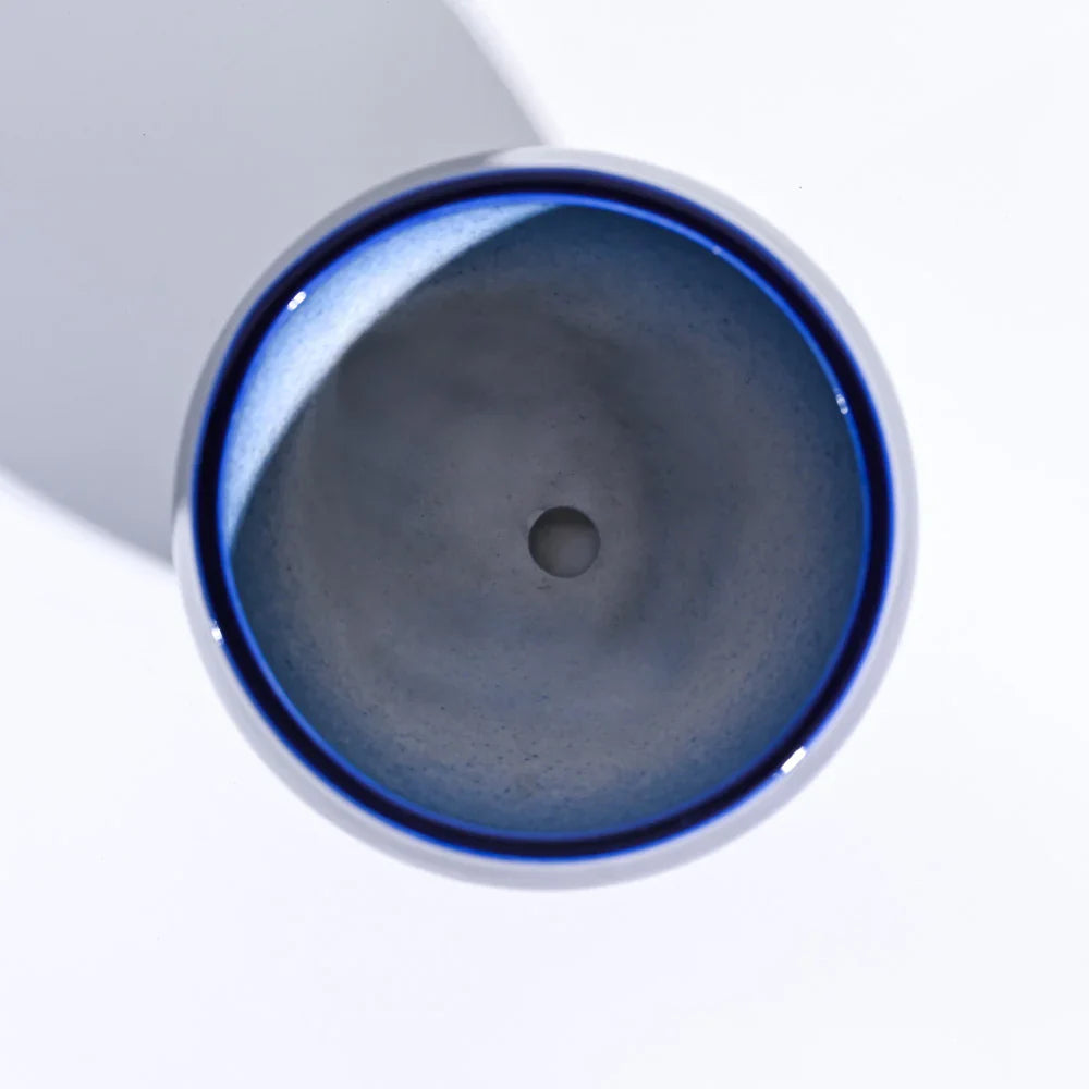 Ugaoo Apple Dark Blue Ceramic Pot