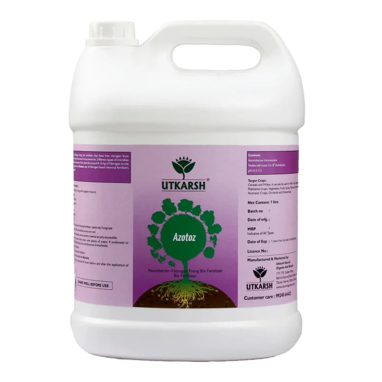 Utkarsh Azotoz (Azotobacter-Nitrogen Fixing Microbes) Bio Fertilizer
